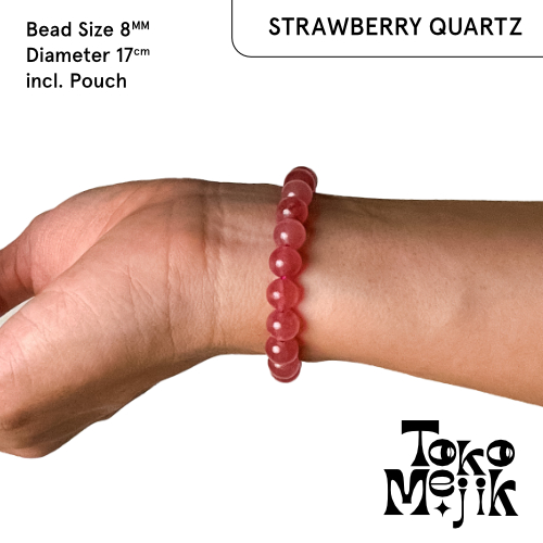 Strawberry Quartz Bracelet